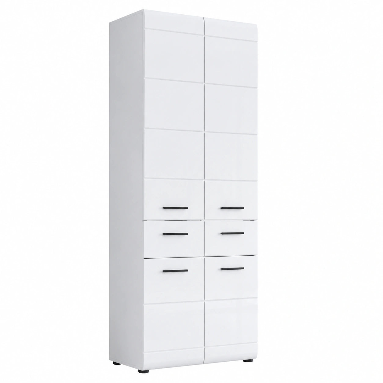 Hochschrank – 30 × 182 × 31 cm, mit Schubladen