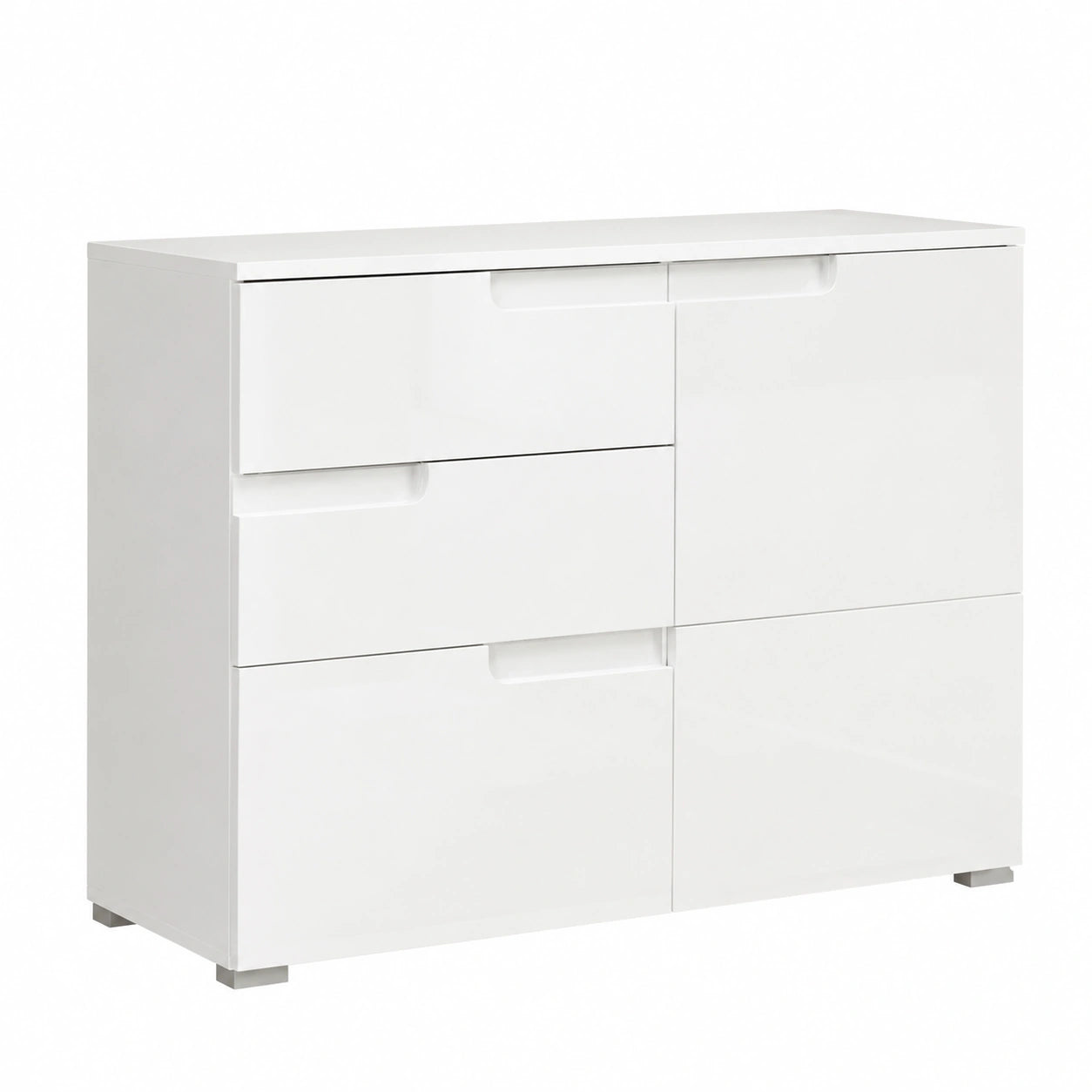 Kommode – 100 × 80 × 40 cm, moderner Stil, mit Stauraum